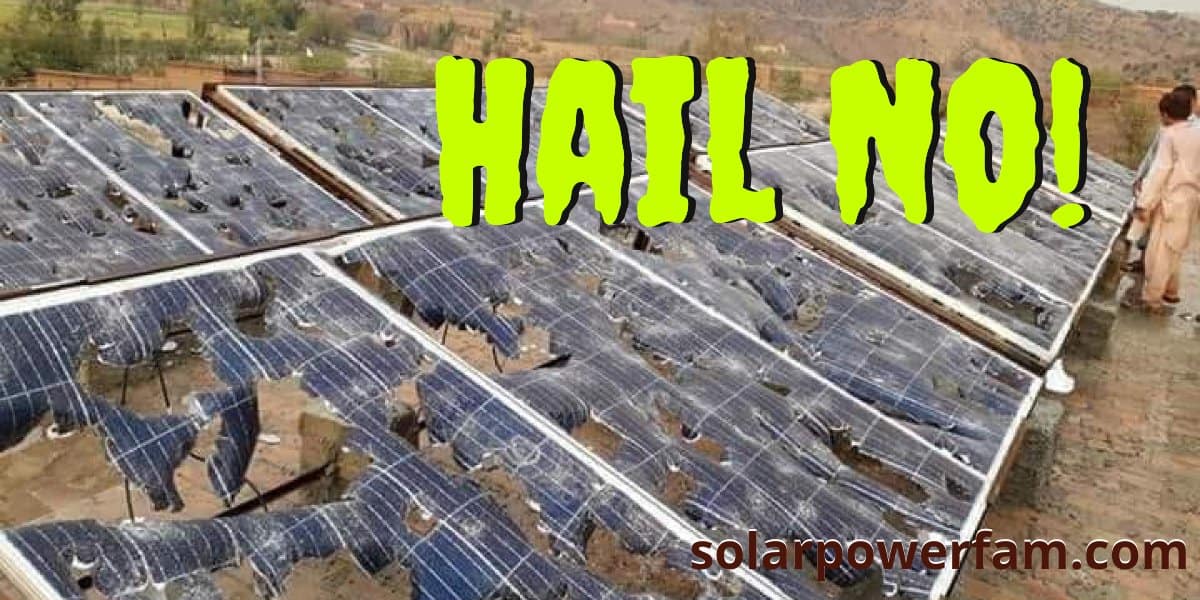 protecting solar panels from hail storms